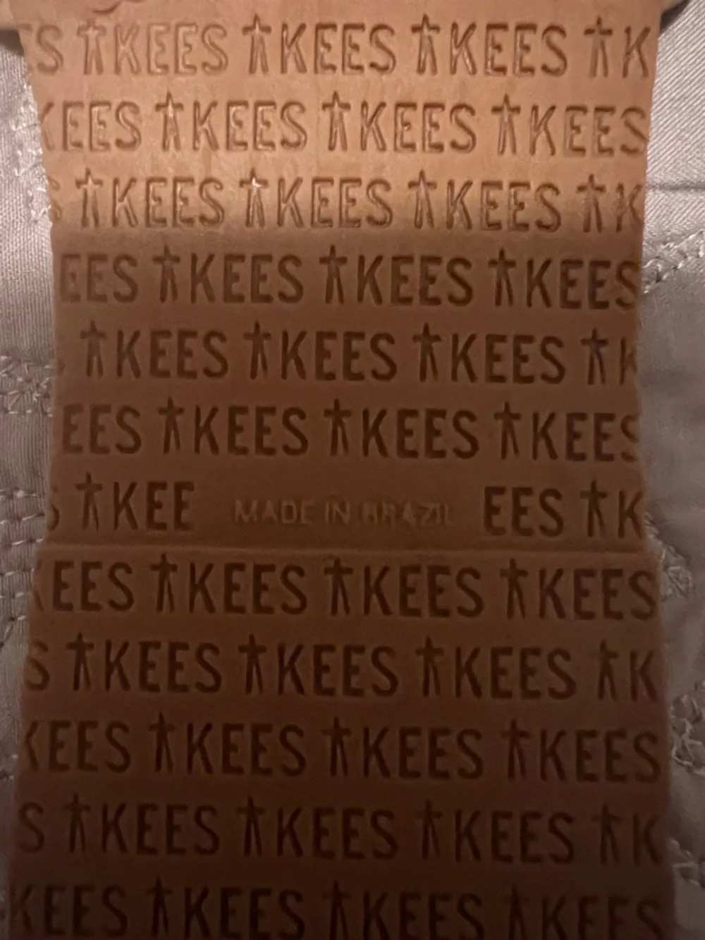 TKEES Women's Double Strap Tan Slide Sandals Size 7 - Picture 4 of 7